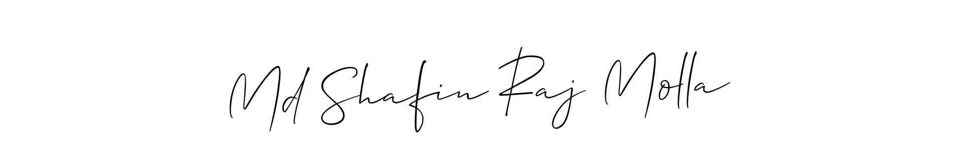 It looks lik you need a new signature style for name Md Shafin Raj Molla. Design unique handwritten (Allison_Script) signature with our free signature maker in just a few clicks. Md Shafin Raj Molla signature style 2 images and pictures png