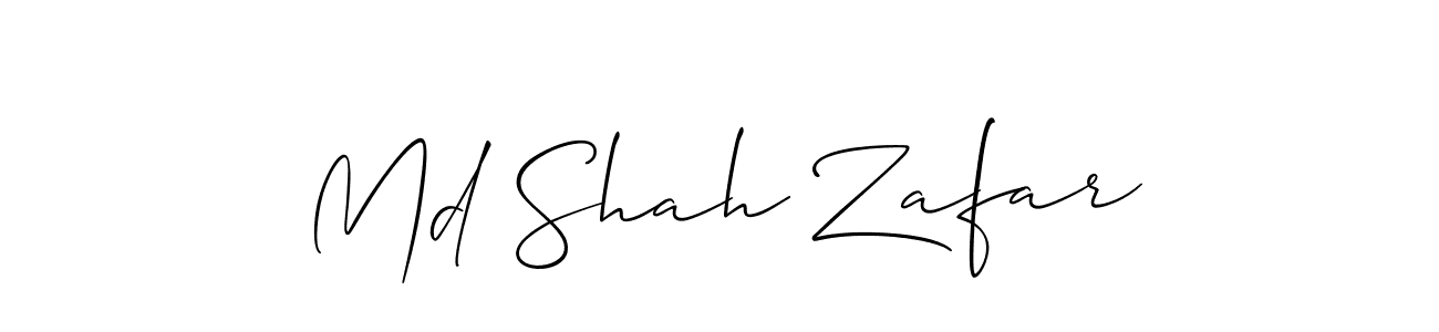 How to Draw Md Shah Zafar signature style? Allison_Script is a latest design signature styles for name Md Shah Zafar. Md Shah Zafar signature style 2 images and pictures png