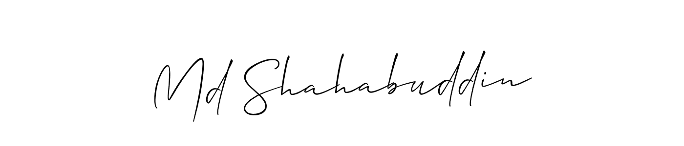 How to Draw Md Shahabuddin signature style? Allison_Script is a latest design signature styles for name Md Shahabuddin. Md Shahabuddin signature style 2 images and pictures png