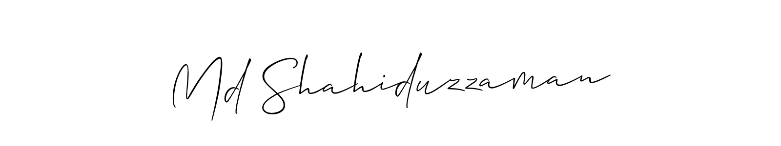 How to make Md Shahiduzzaman signature? Allison_Script is a professional autograph style. Create handwritten signature for Md Shahiduzzaman name. Md Shahiduzzaman signature style 2 images and pictures png