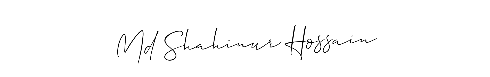 Md Shahinur Hossain stylish signature style. Best Handwritten Sign (Allison_Script) for my name. Handwritten Signature Collection Ideas for my name Md Shahinur Hossain. Md Shahinur Hossain signature style 2 images and pictures png