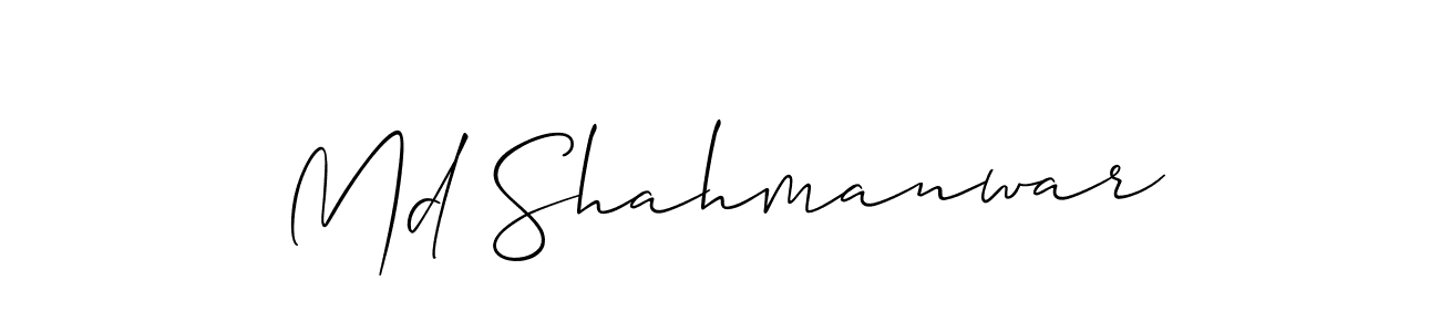 Similarly Allison_Script is the best handwritten signature design. Signature creator online .You can use it as an online autograph creator for name Md Shahmanwar. Md Shahmanwar signature style 2 images and pictures png