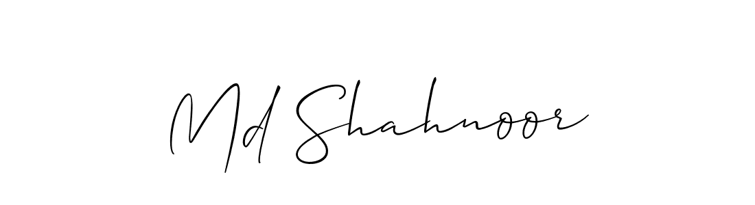 It looks lik you need a new signature style for name Md Shahnoor. Design unique handwritten (Allison_Script) signature with our free signature maker in just a few clicks. Md Shahnoor signature style 2 images and pictures png