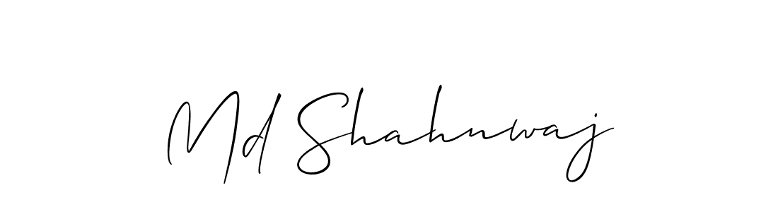 Make a beautiful signature design for name Md Shahnwaj. Use this online signature maker to create a handwritten signature for free. Md Shahnwaj signature style 2 images and pictures png