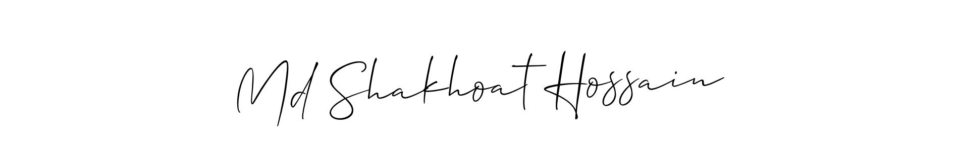 This is the best signature style for the Md Shakhoat Hossain name. Also you like these signature font (Allison_Script). Mix name signature. Md Shakhoat Hossain signature style 2 images and pictures png