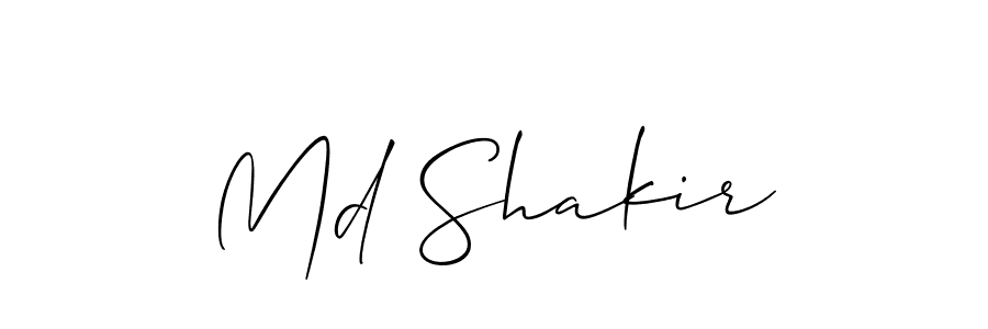 Make a short Md Shakir signature style. Manage your documents anywhere anytime using Allison_Script. Create and add eSignatures, submit forms, share and send files easily. Md Shakir signature style 2 images and pictures png