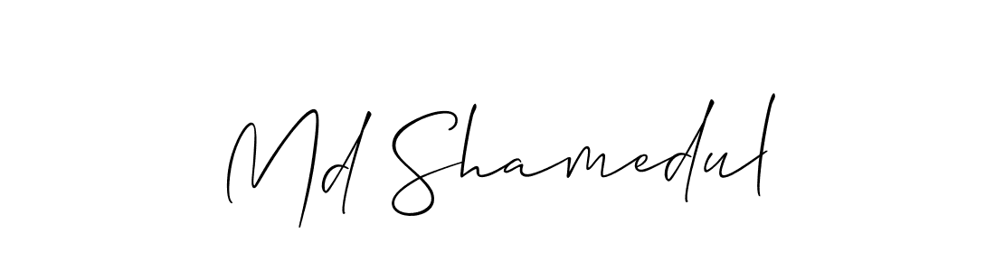 You should practise on your own different ways (Allison_Script) to write your name (Md Shamedul) in signature. don't let someone else do it for you. Md Shamedul signature style 2 images and pictures png
