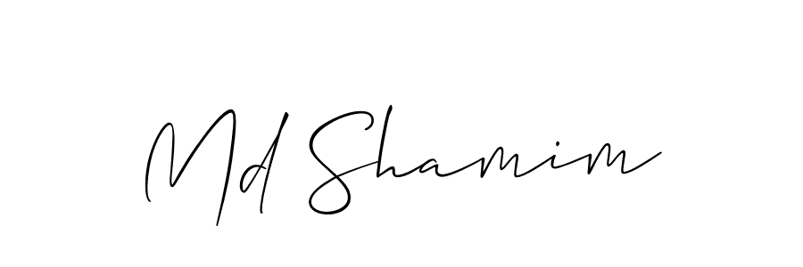 Allison_Script is a professional signature style that is perfect for those who want to add a touch of class to their signature. It is also a great choice for those who want to make their signature more unique. Get Md Shamim name to fancy signature for free. Md Shamim signature style 2 images and pictures png