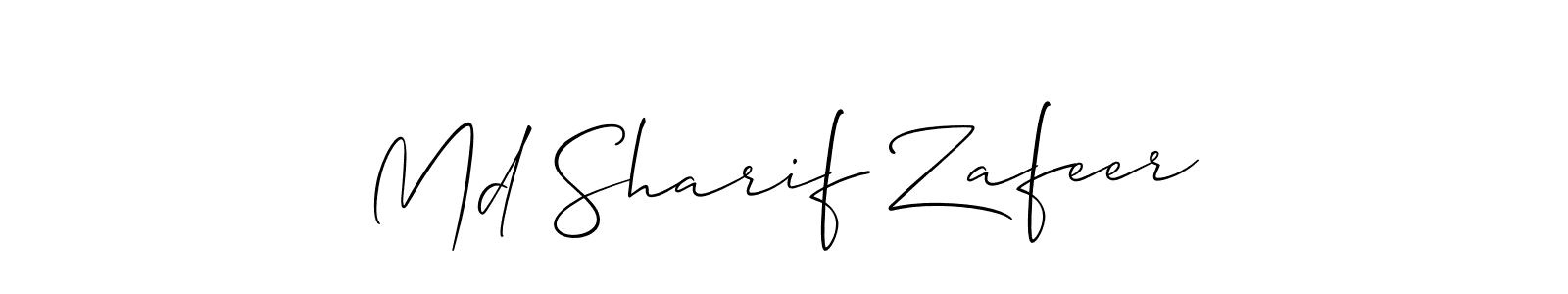 Best and Professional Signature Style for Md Sharif Zafeer. Allison_Script Best Signature Style Collection. Md Sharif Zafeer signature style 2 images and pictures png