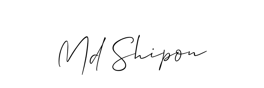 Check out images of Autograph of Md Shipon name. Actor Md Shipon Signature Style. Allison_Script is a professional sign style online. Md Shipon signature style 2 images and pictures png