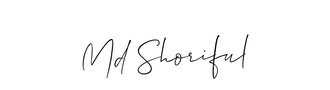 if you are searching for the best signature style for your name Md Shoriful. so please give up your signature search. here we have designed multiple signature styles  using Allison_Script. Md Shoriful signature style 2 images and pictures png