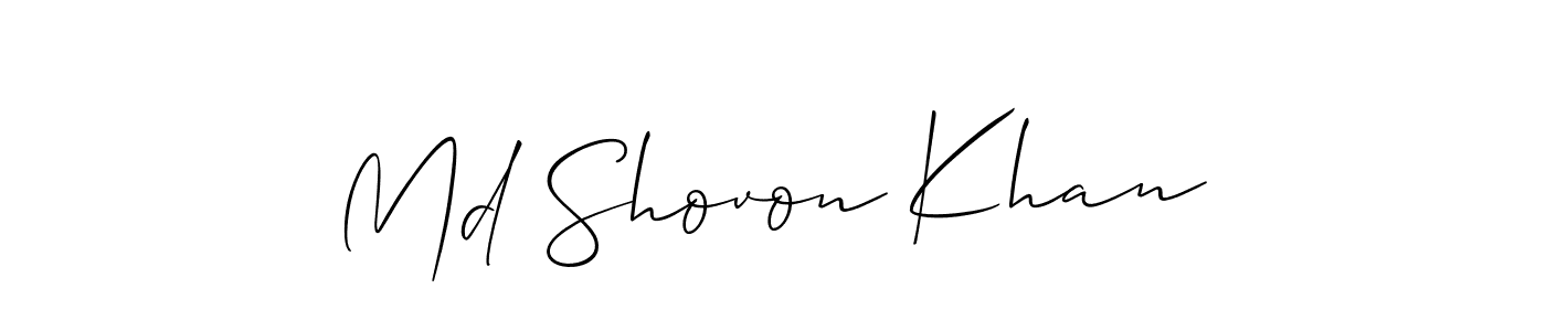 You can use this online signature creator to create a handwritten signature for the name Md Shovon Khan. This is the best online autograph maker. Md Shovon Khan signature style 2 images and pictures png