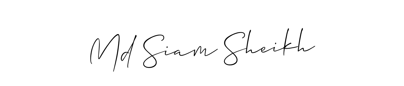 Best and Professional Signature Style for Md Siam Sheikh. Allison_Script Best Signature Style Collection. Md Siam Sheikh signature style 2 images and pictures png