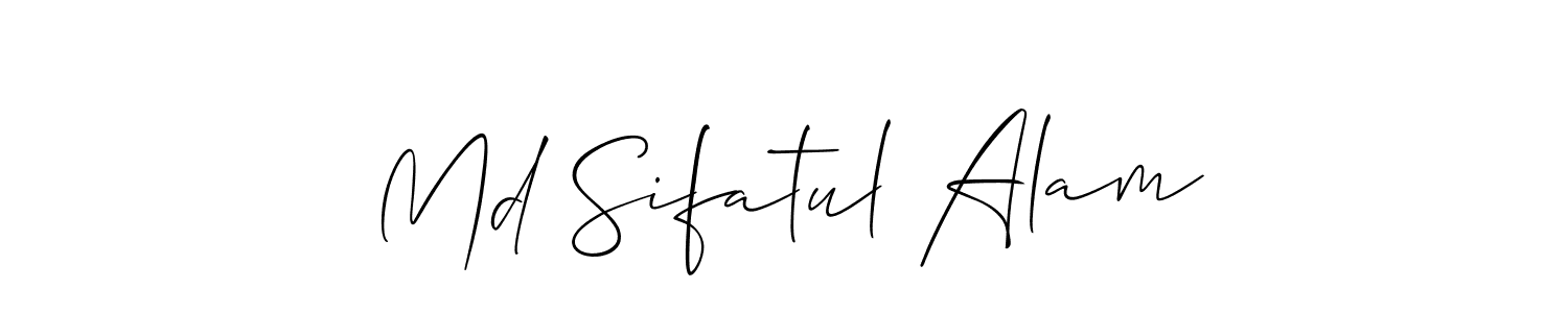 See photos of Md Sifatul Alam official signature by Spectra . Check more albums & portfolios. Read reviews & check more about Allison_Script font. Md Sifatul Alam signature style 2 images and pictures png