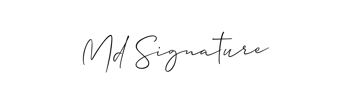 Once you've used our free online signature maker to create your best signature Allison_Script style, it's time to enjoy all of the benefits that Md Signature name signing documents. Md Signature signature style 2 images and pictures png