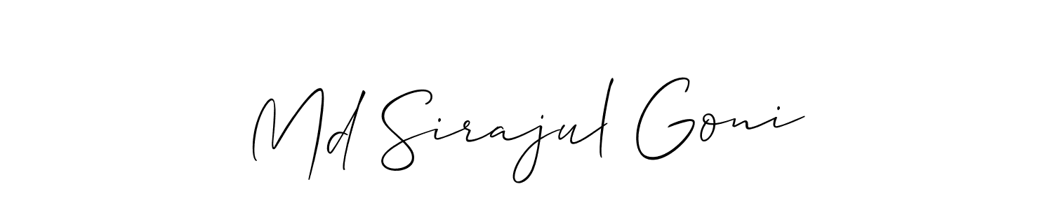 You can use this online signature creator to create a handwritten signature for the name Md Sirajul Goni. This is the best online autograph maker. Md Sirajul Goni signature style 2 images and pictures png