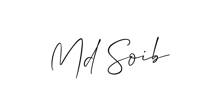 if you are searching for the best signature style for your name Md Soib. so please give up your signature search. here we have designed multiple signature styles  using Allison_Script. Md Soib signature style 2 images and pictures png