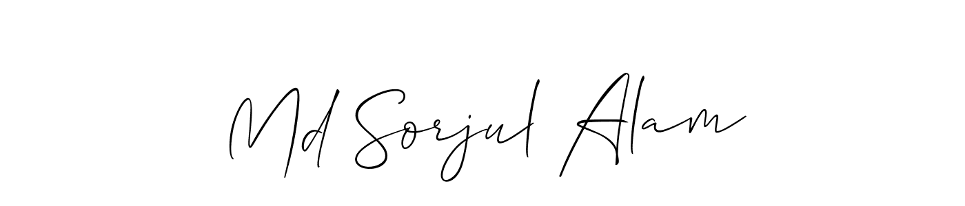 Allison_Script is a professional signature style that is perfect for those who want to add a touch of class to their signature. It is also a great choice for those who want to make their signature more unique. Get Md Sorjul Alam name to fancy signature for free. Md Sorjul Alam signature style 2 images and pictures png
