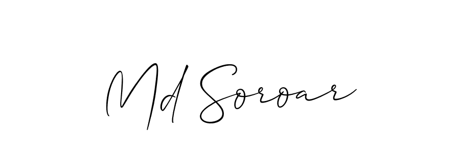 How to Draw Md Soroar signature style? Allison_Script is a latest design signature styles for name Md Soroar. Md Soroar signature style 2 images and pictures png