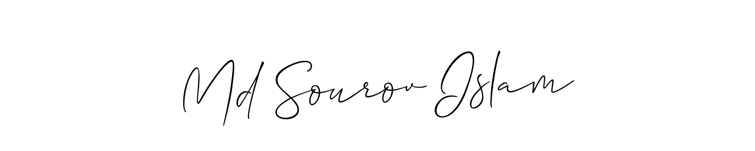 How to Draw Md Sourov Islam signature style? Allison_Script is a latest design signature styles for name Md Sourov Islam. Md Sourov Islam signature style 2 images and pictures png