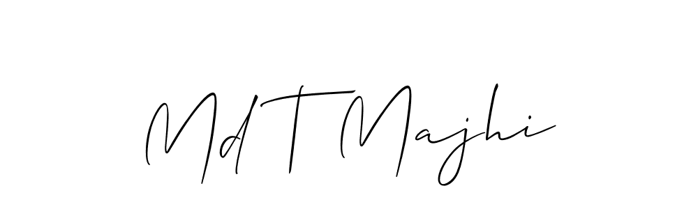 This is the best signature style for the Md T Majhi name. Also you like these signature font (Allison_Script). Mix name signature. Md T Majhi signature style 2 images and pictures png