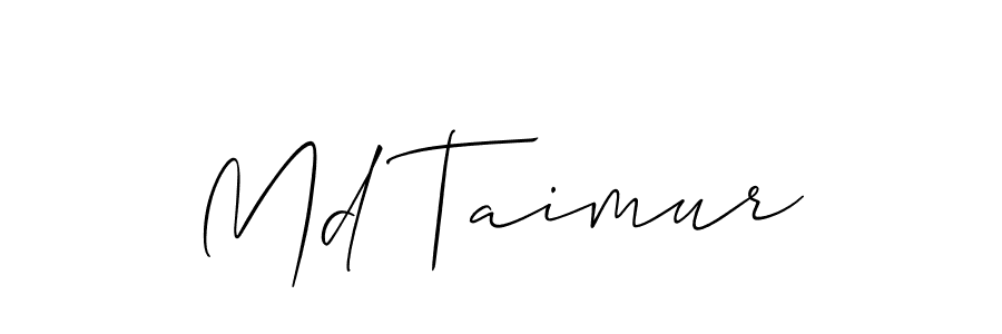 Similarly Allison_Script is the best handwritten signature design. Signature creator online .You can use it as an online autograph creator for name Md Taimur. Md Taimur signature style 2 images and pictures png