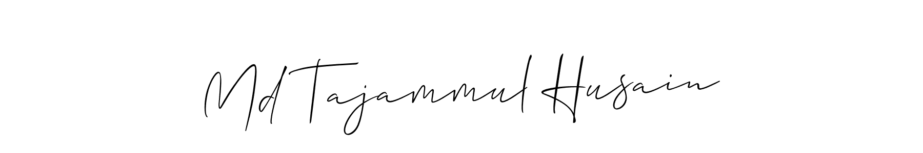 Make a beautiful signature design for name Md Tajammul Husain. Use this online signature maker to create a handwritten signature for free. Md Tajammul Husain signature style 2 images and pictures png