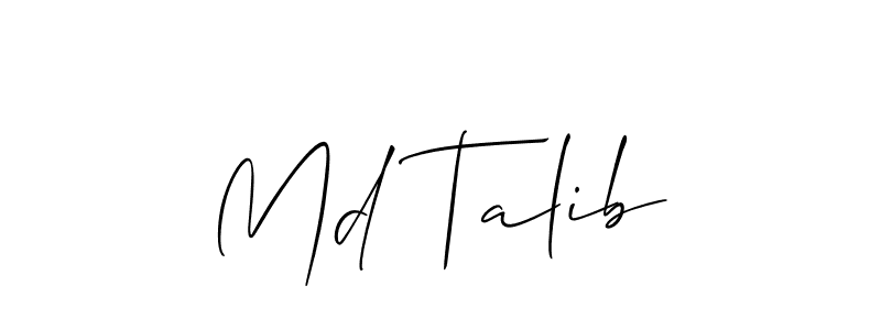 Check out images of Autograph of Md Talib name. Actor Md Talib Signature Style. Allison_Script is a professional sign style online. Md Talib signature style 2 images and pictures png