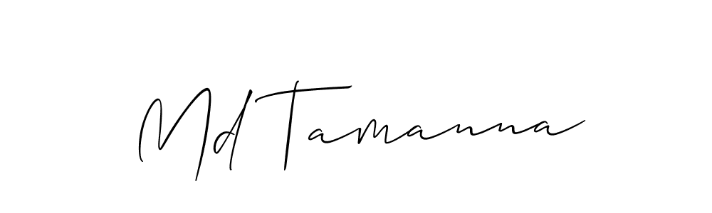 Once you've used our free online signature maker to create your best signature Allison_Script style, it's time to enjoy all of the benefits that Md Tamanna name signing documents. Md Tamanna signature style 2 images and pictures png