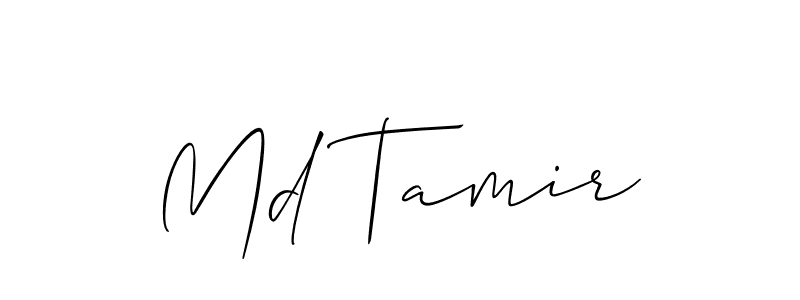 See photos of Md Tamir official signature by Spectra . Check more albums & portfolios. Read reviews & check more about Allison_Script font. Md Tamir signature style 2 images and pictures png