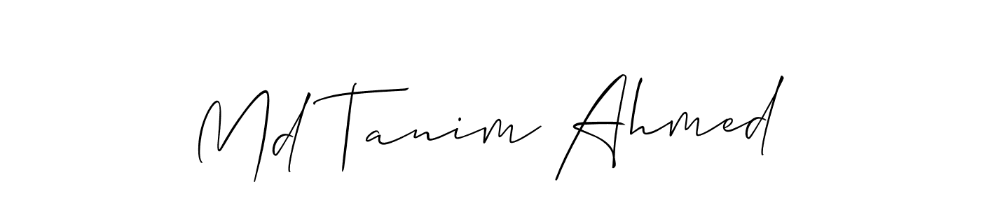 Make a beautiful signature design for name Md Tanim Ahmed. Use this online signature maker to create a handwritten signature for free. Md Tanim Ahmed signature style 2 images and pictures png