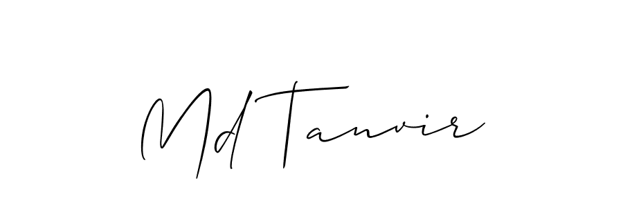 Once you've used our free online signature maker to create your best signature Allison_Script style, it's time to enjoy all of the benefits that Md Tanvir name signing documents. Md Tanvir signature style 2 images and pictures png