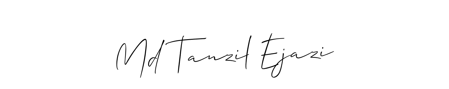 Best and Professional Signature Style for Md Tanzil Ejazi. Allison_Script Best Signature Style Collection. Md Tanzil Ejazi signature style 2 images and pictures png