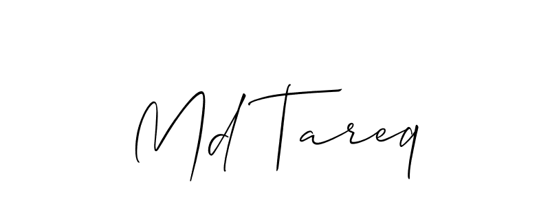 Make a short Md Tareq signature style. Manage your documents anywhere anytime using Allison_Script. Create and add eSignatures, submit forms, share and send files easily. Md Tareq signature style 2 images and pictures png