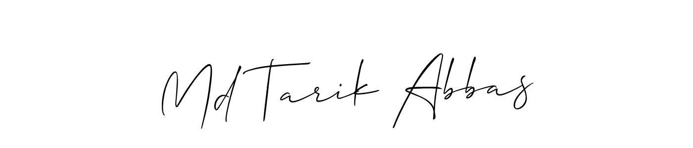 This is the best signature style for the Md Tarik Abbas name. Also you like these signature font (Allison_Script). Mix name signature. Md Tarik Abbas signature style 2 images and pictures png