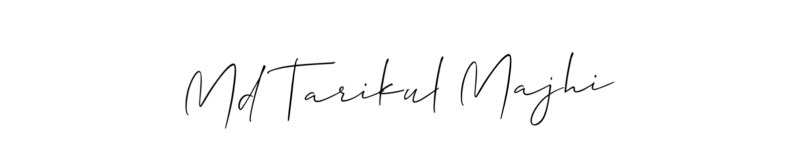 Similarly Allison_Script is the best handwritten signature design. Signature creator online .You can use it as an online autograph creator for name Md Tarikul Majhi. Md Tarikul Majhi signature style 2 images and pictures png