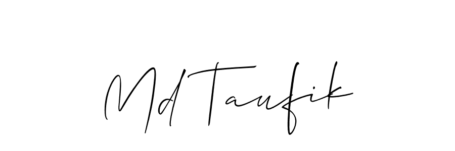 Check out images of Autograph of Md Taufik name. Actor Md Taufik Signature Style. Allison_Script is a professional sign style online. Md Taufik signature style 2 images and pictures png