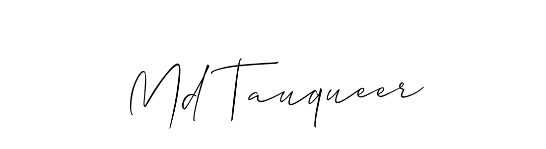 Make a beautiful signature design for name Md Tauqueer. Use this online signature maker to create a handwritten signature for free. Md Tauqueer signature style 2 images and pictures png