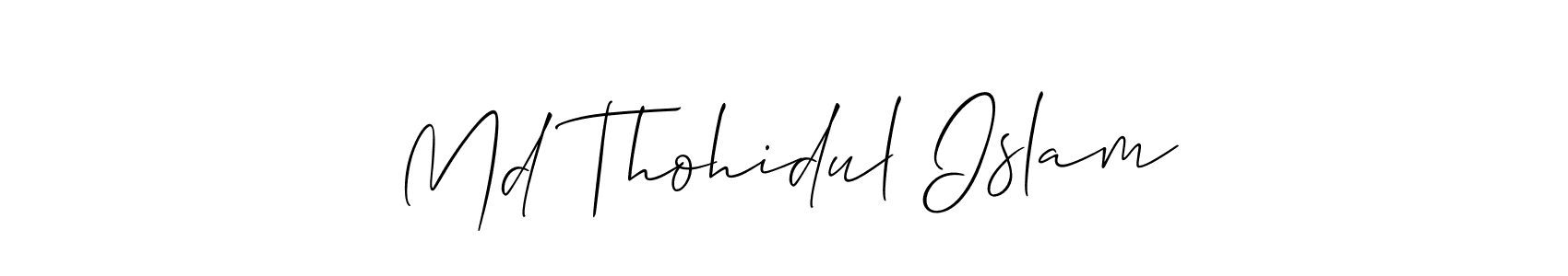 Make a beautiful signature design for name Md Thohidul Islam. Use this online signature maker to create a handwritten signature for free. Md Thohidul Islam signature style 2 images and pictures png