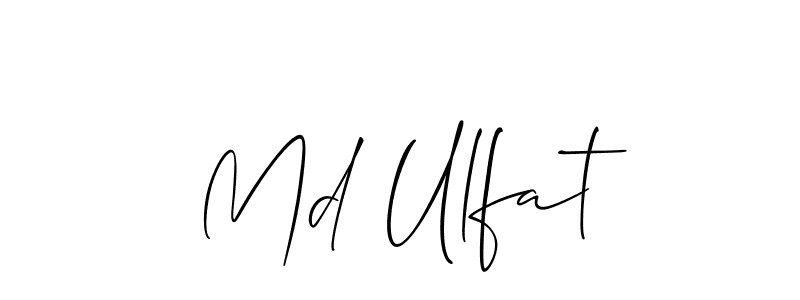 See photos of Md Ulfat official signature by Spectra . Check more albums & portfolios. Read reviews & check more about Allison_Script font. Md Ulfat signature style 2 images and pictures png