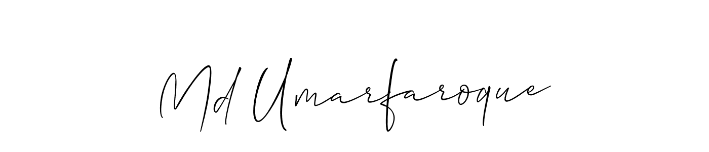 Once you've used our free online signature maker to create your best signature Allison_Script style, it's time to enjoy all of the benefits that Md Umarfaroque name signing documents. Md Umarfaroque signature style 2 images and pictures png