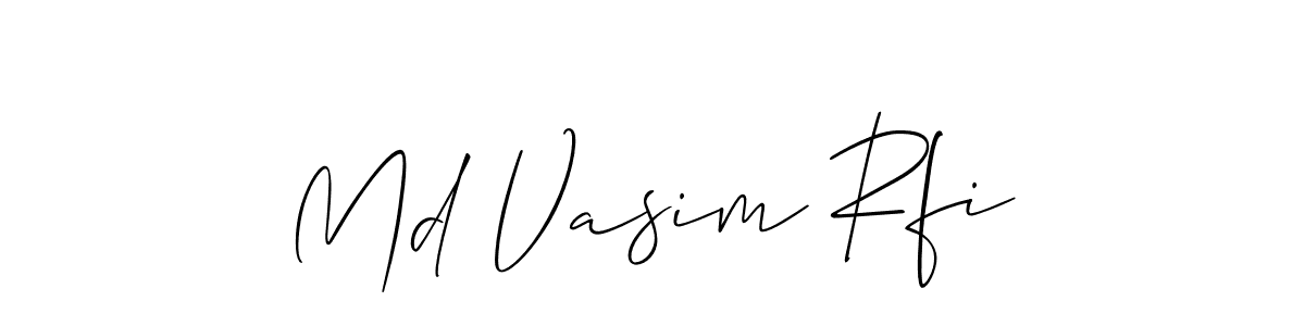 Make a beautiful signature design for name Md Vasim Rfi. Use this online signature maker to create a handwritten signature for free. Md Vasim Rfi signature style 2 images and pictures png