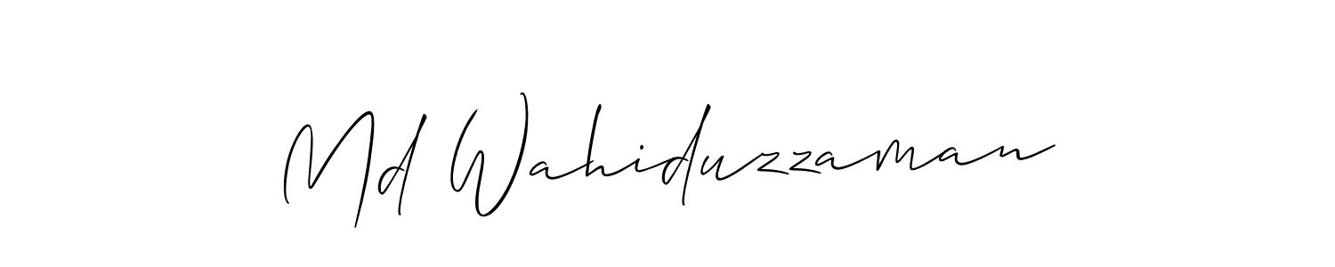 Make a beautiful signature design for name Md Wahiduzzaman. Use this online signature maker to create a handwritten signature for free. Md Wahiduzzaman signature style 2 images and pictures png