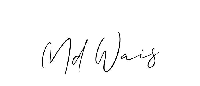 Here are the top 10 professional signature styles for the name Md Wais. These are the best autograph styles you can use for your name. Md Wais signature style 2 images and pictures png