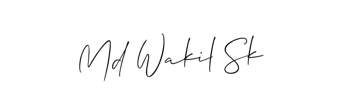 Check out images of Autograph of Md Wakil Sk name. Actor Md Wakil Sk Signature Style. Allison_Script is a professional sign style online. Md Wakil Sk signature style 2 images and pictures png