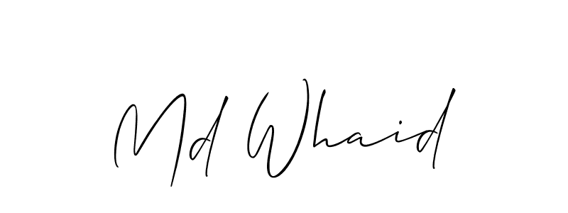 Once you've used our free online signature maker to create your best signature Allison_Script style, it's time to enjoy all of the benefits that Md Whaid name signing documents. Md Whaid signature style 2 images and pictures png