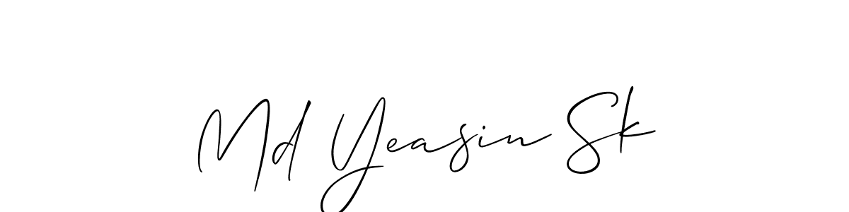 Here are the top 10 professional signature styles for the name Md Yeasin Sk. These are the best autograph styles you can use for your name. Md Yeasin Sk signature style 2 images and pictures png