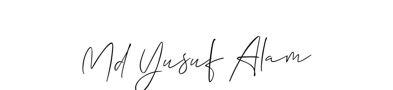 You can use this online signature creator to create a handwritten signature for the name Md Yusuf Alam. This is the best online autograph maker. Md Yusuf Alam signature style 2 images and pictures png