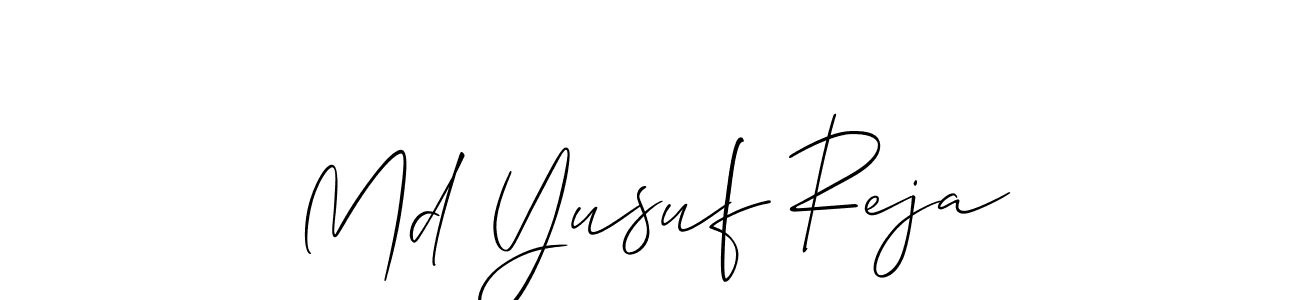 See photos of Md Yusuf Reja official signature by Spectra . Check more albums & portfolios. Read reviews & check more about Allison_Script font. Md Yusuf Reja signature style 2 images and pictures png