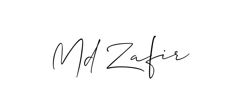 Best and Professional Signature Style for Md Zafir. Allison_Script Best Signature Style Collection. Md Zafir signature style 2 images and pictures png